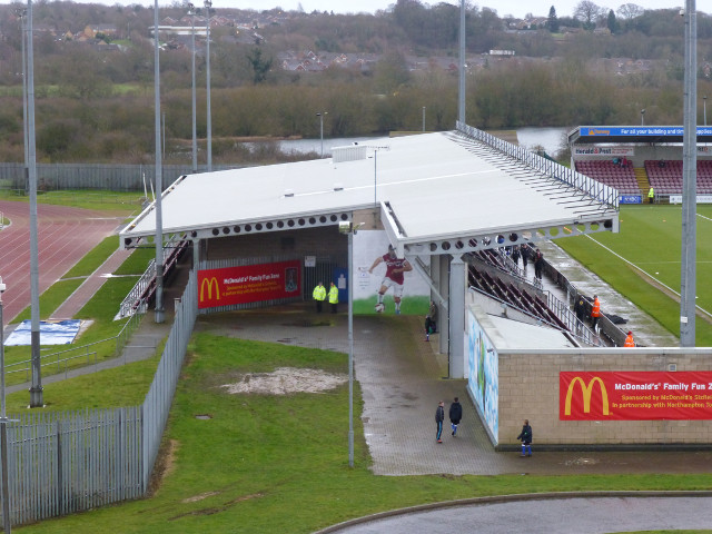 Rear of the East Stand